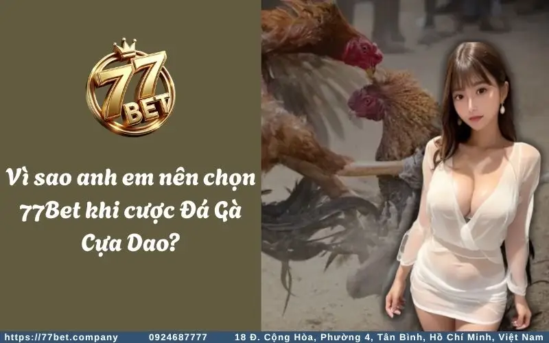 Ly do nhieu anh em bet thu yeu thich & lua chon Da Ga Cua Dao 77BET?